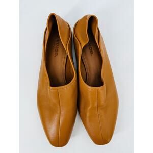 Vince. Branine Square Toe‎ Slip On Soft Leather Loafers 6.5 Minimalist Classic